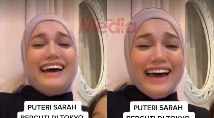 Puteri Sarah Gelak Besar Netizen Kata Syamsul Yusof 'Sponsor' RM1 Juta Cuti Di Tokyo