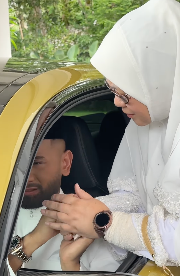 Redza Rosli Menangis Mohon Restu Ibu Sebelum Majlis Akad Nikah [VIDEO] 