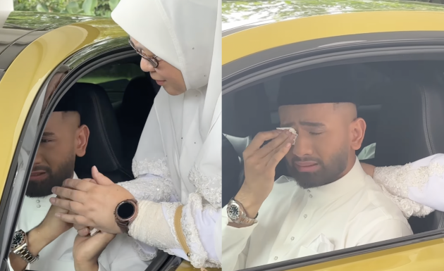 Redza Rosli Menangis Mohon Restu Ibu Sebelum Majlis Akad Nikah [VIDEO] 