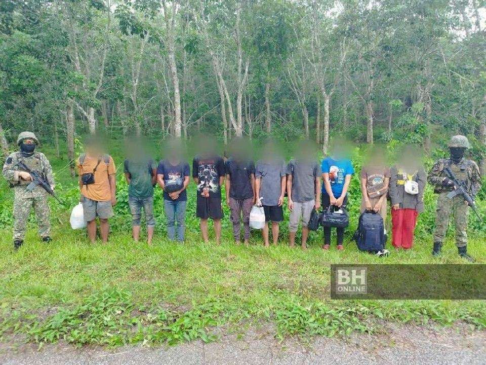 ATM tahan 10 PATI di kebun getah