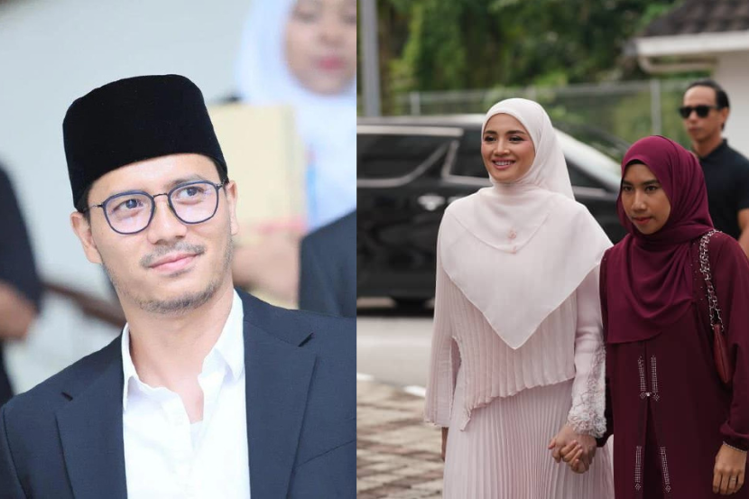 Fazura tenang tiba di mahkamah, ditemani 6 pengawal peribadi