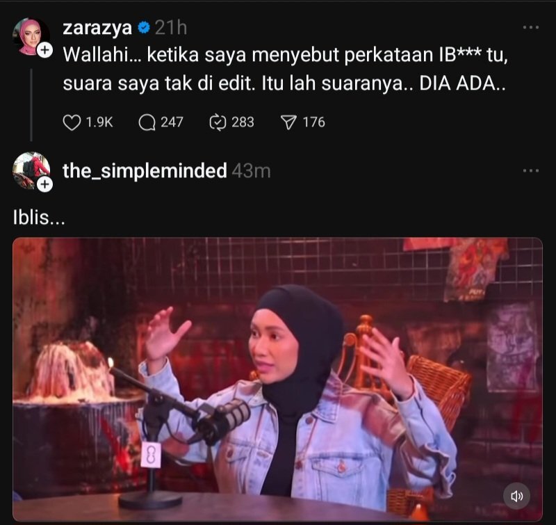 Suara Saya Tak Di Edit, Itulah Suaranya -Zara Zya [VIDEO]