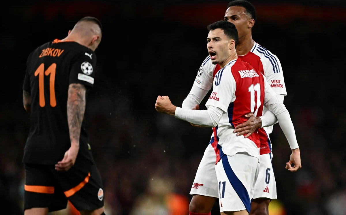 Gol sendiri bantu Arsenal atasi Shakhtar