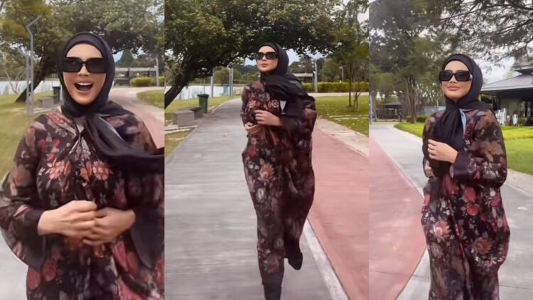 Che Ta Berjoging Sambil Pakai Kaftan [VIDEO]