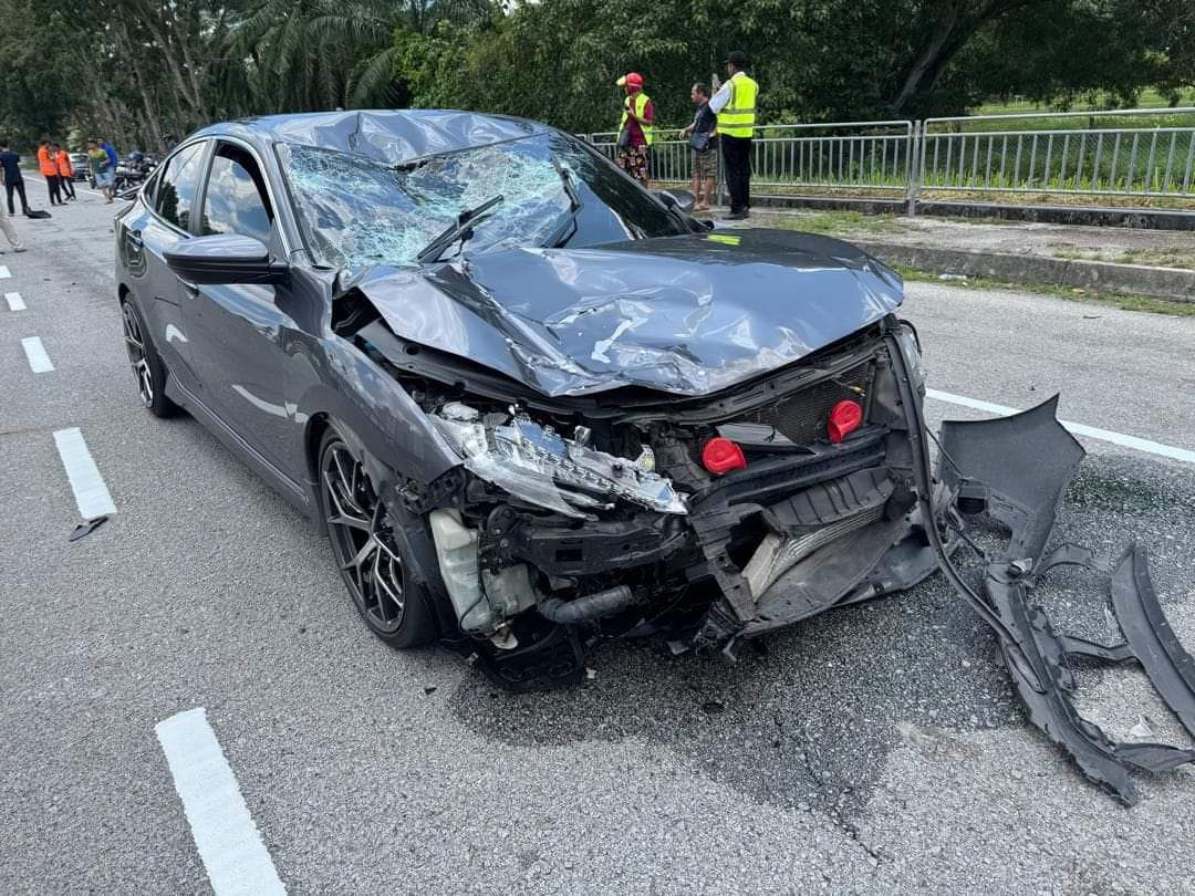 Bapa, anak maut kemalangan di Nibong Tebal