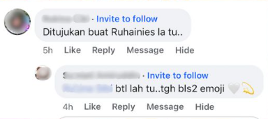 Netizen Syak Aliff Aziz Dan Ruhainies Saling Berbalas Hantaran Di Instagram