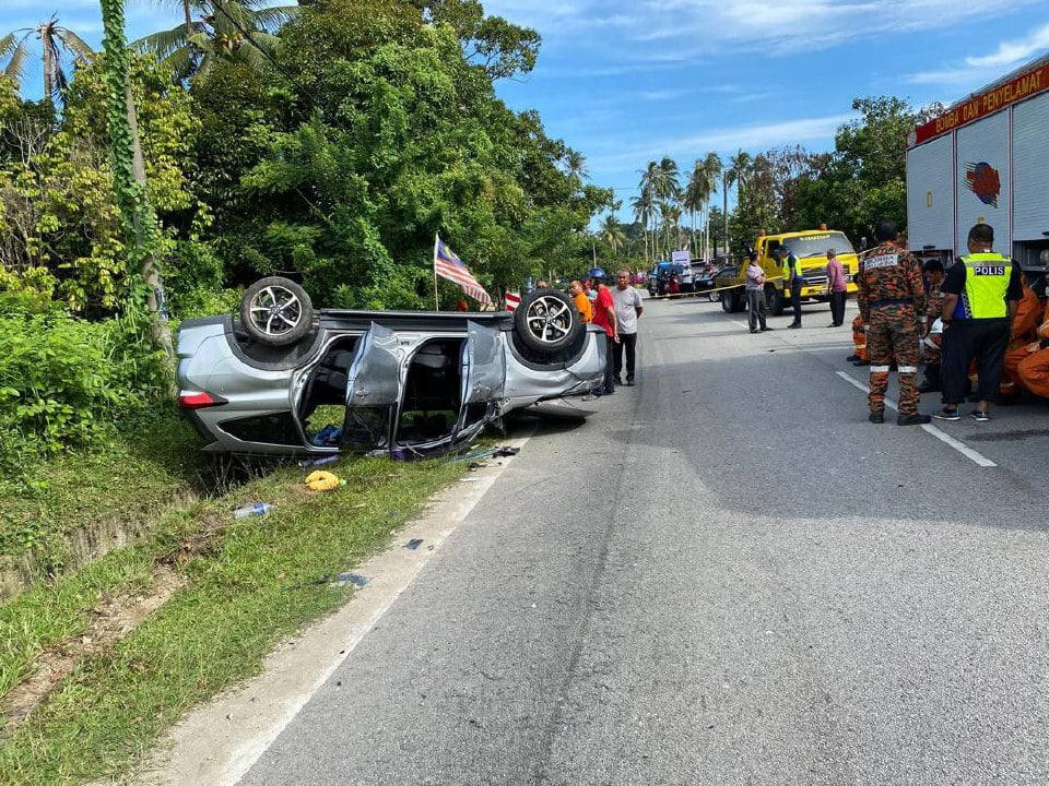 Kanak-kanak 11 tahun maut nahas empat kenderaan