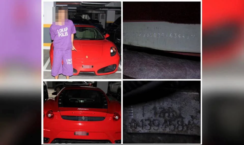 Anak penyanyi antara 6 ditahan disyaki terbabit kes curi Ferrari