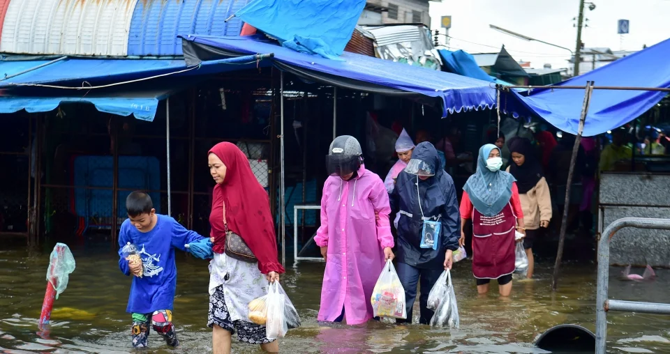 2 korban banjir di selatan Thailand, ribuan berpindah