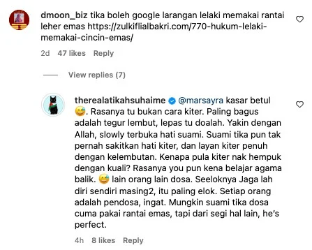 Atikah Suhaime Jawab Teguran Netizen