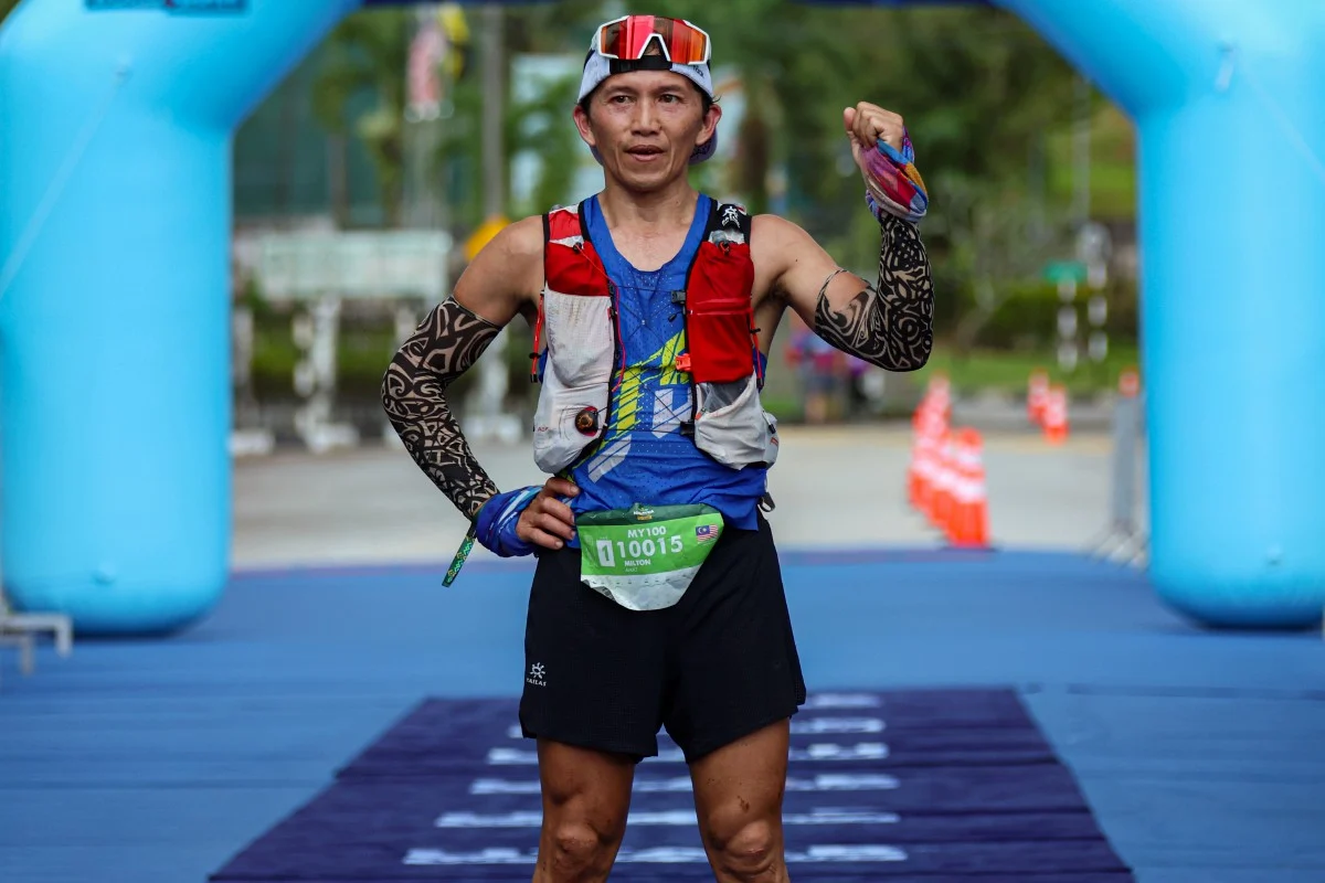 Petani Sabah ketiga larian 100km Malaysia Ultra Trail UTMB