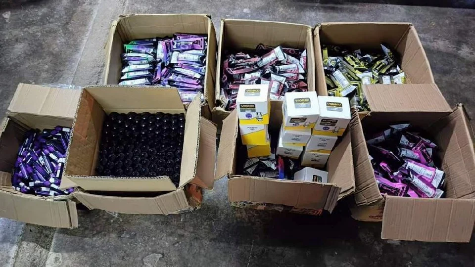 PGA rampas rokok elektronik, perisa vape bernilai RM221,500 dan kambing seludup