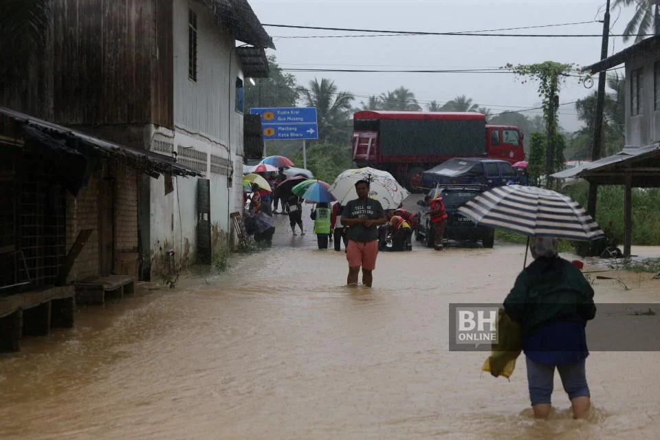 Kelantan dilanda bah sekali lagi