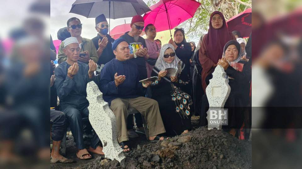 Suasana pilu iringi pengebumian Nurul Asikin