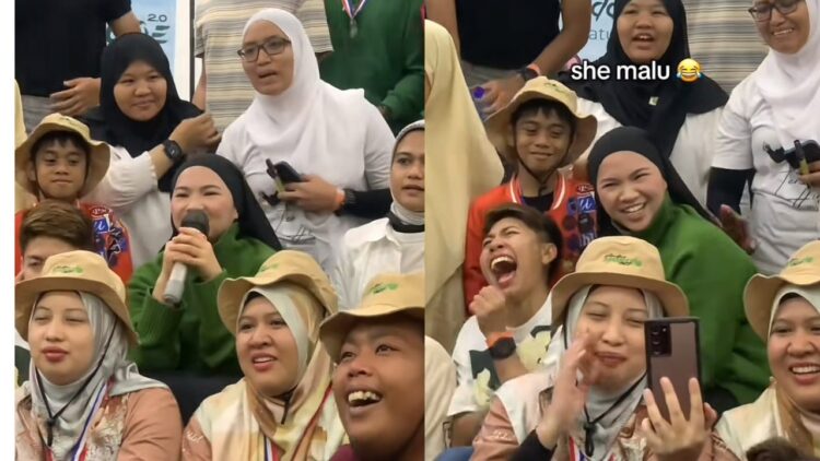 Gelagat Aina Abdul Salah Masuk Lagu Sendiri, Raih Perhatian Ramai! [VIDEO]