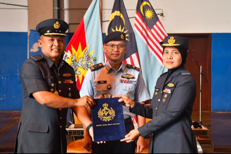 Major Norlela Harun becomes RMAF's first female No 20 Squadron commanding officer