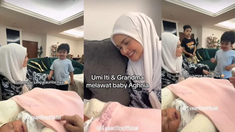 Siti Nurhaliza Melawat Cucu Barunya [VIDEO] 