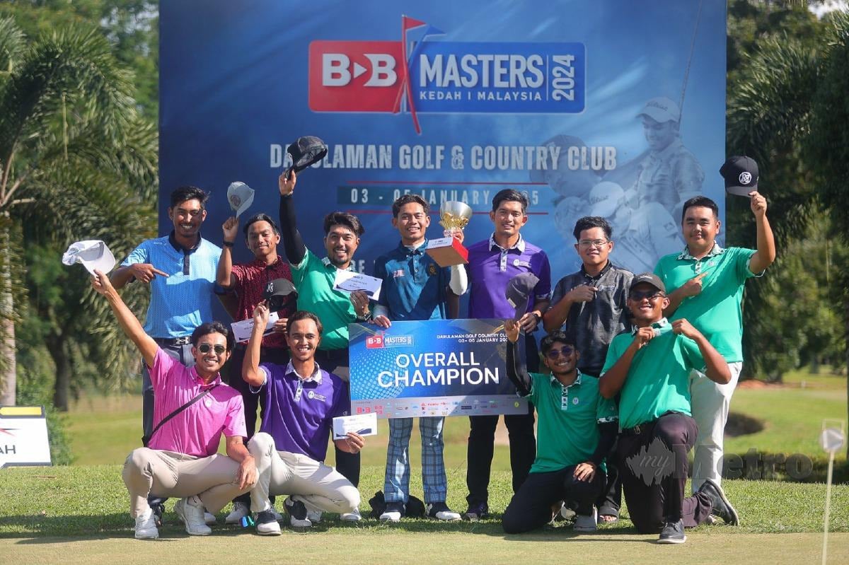 Farez juara golf amatur BDB Masters and Charity Golf 2024