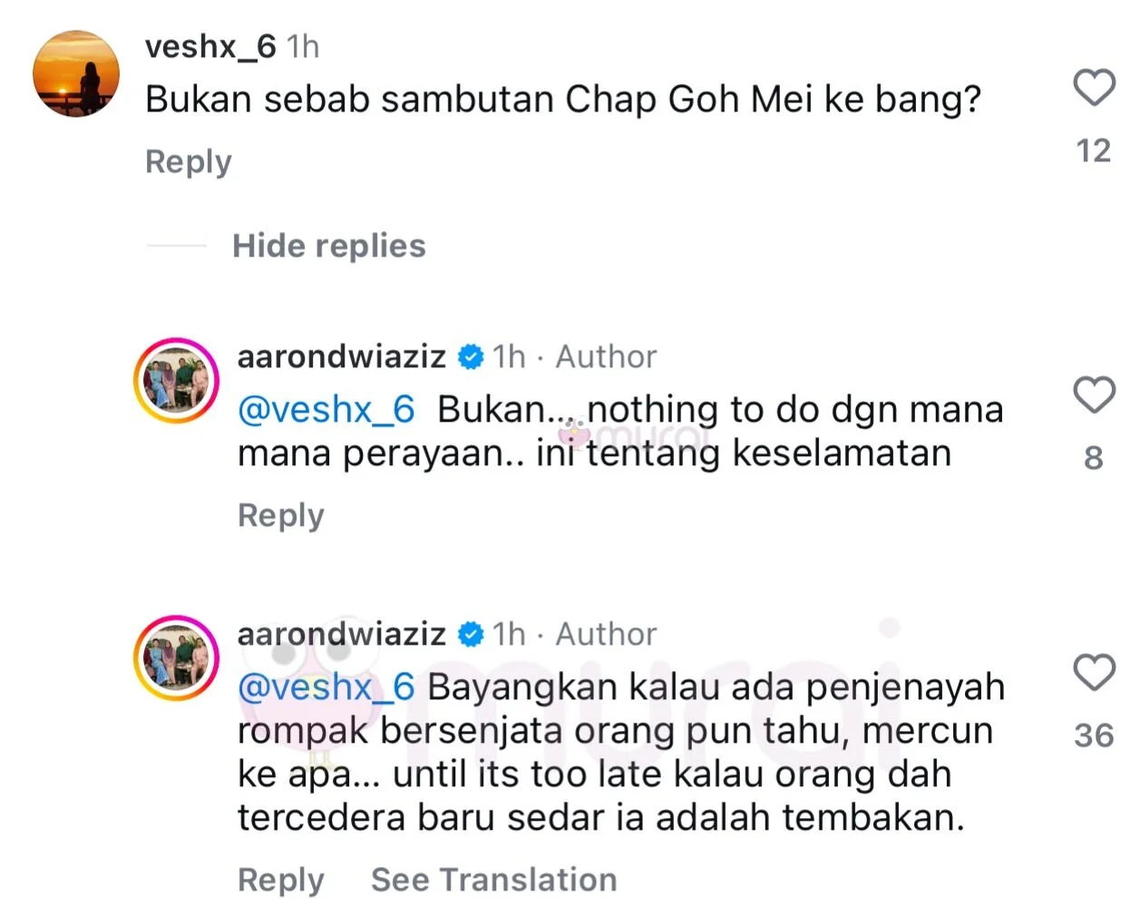 Aaron Aziz Luah Rasa Bimbang Susulan Kejadian Tembakan Di Setia Alam