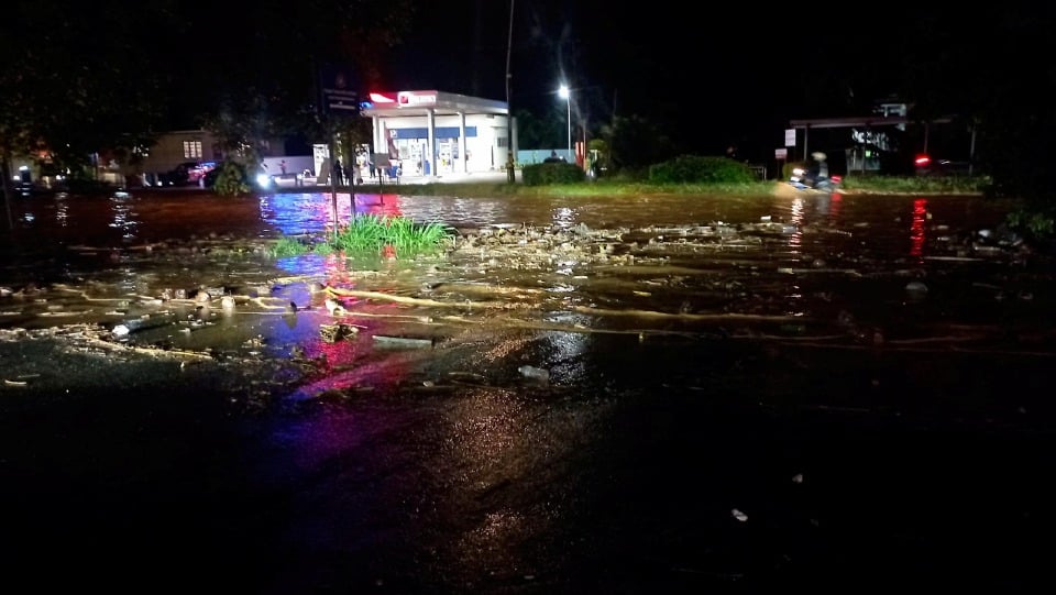 Hujan lebat lebih dua jam, Keningau dilanda banjir