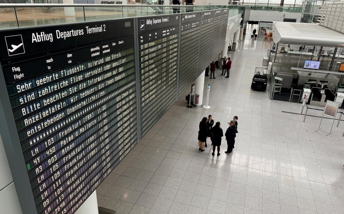 Mogok di lapangan terbang Munich jejaskan 80 peratus penerbangan