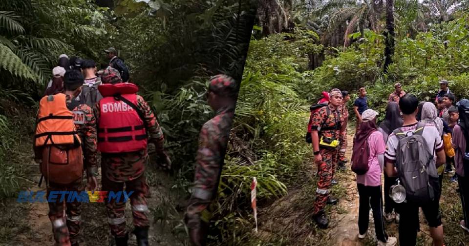 11 termasuk kanak-kanak cemas terkandas arus deras di Lata Perangin