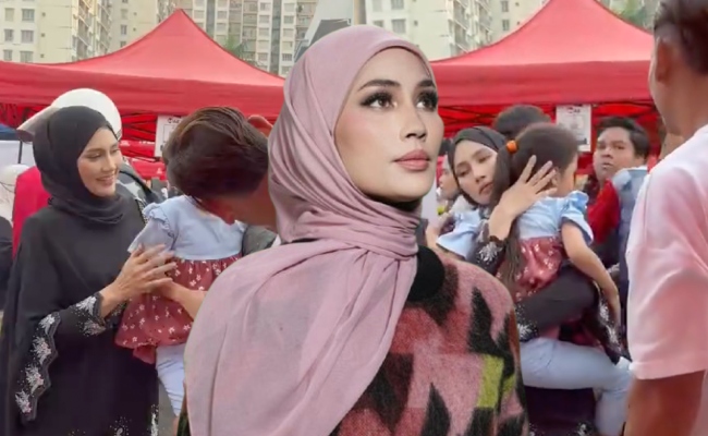 Fasha Sandha Dukung Anak Syurga Di Bazar Ramadan Buat Netizen Terharu [VIDEO]