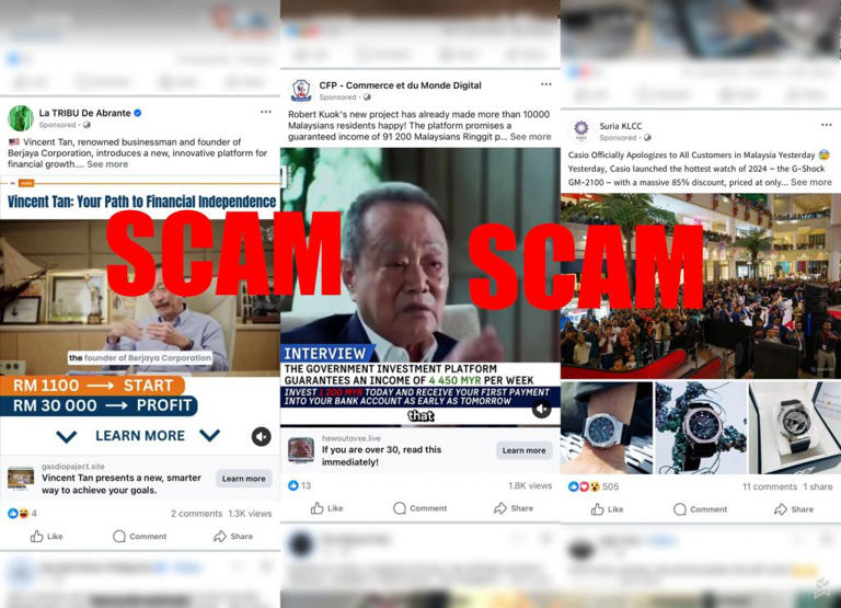 Facebook Scam Ads: Malaysia to use Online Safety Act 2024 to hold social media platforms accountable