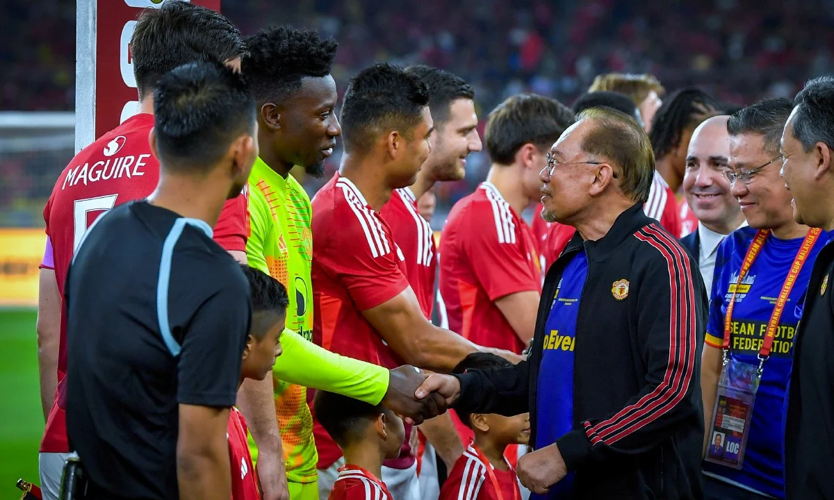 Anwar saksi Manchester United tewas kepada Asean All-Stars