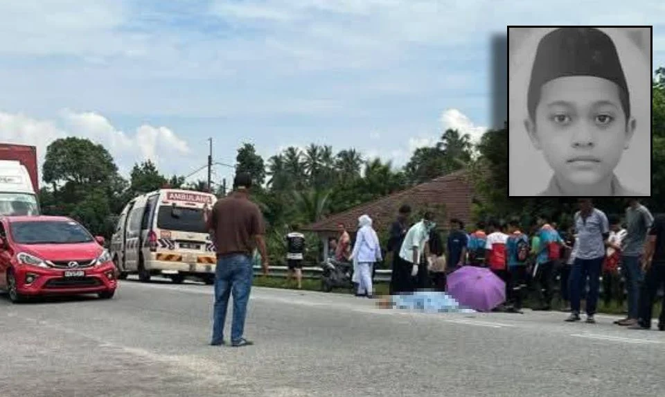 Pelajar Tingkatan 5 maut langgar lori