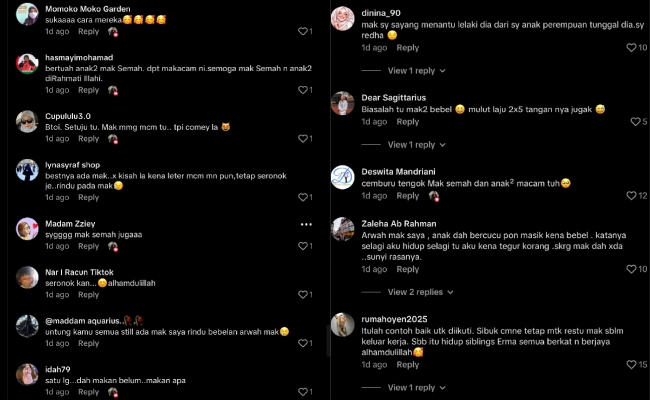 Gelagat Erma Fatima Salam Mak Semah Sebelum ‘Outstation’ Mencuit Hati 
