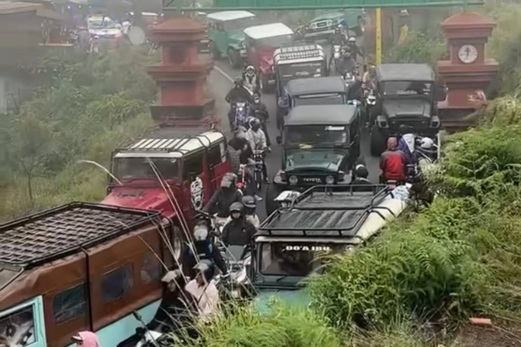 Jalan naik gunung sesak teruk ketika cuti Aidiladha