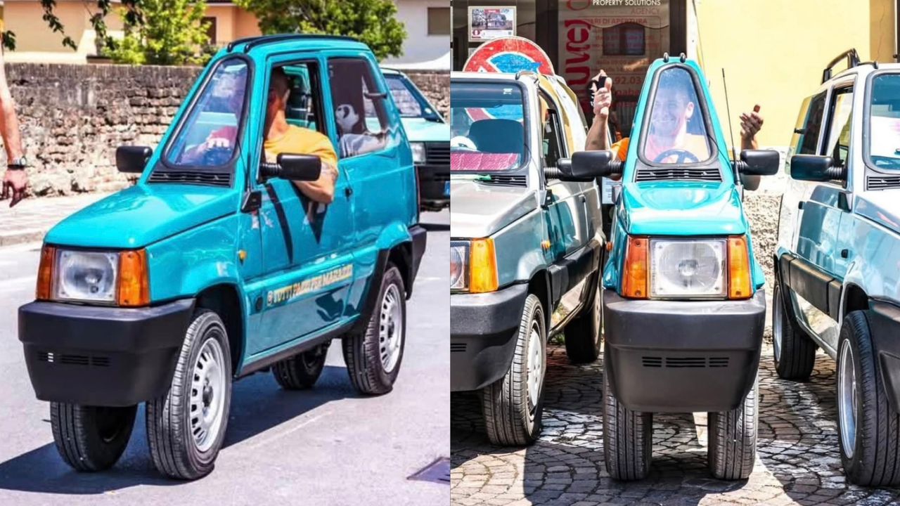 Lelaki cipta kereta paling nipis di dunia