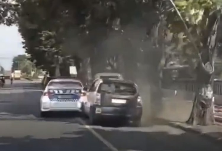 Bekas askar langgar kereta bawa ketua polis