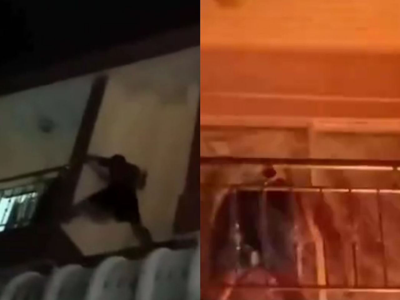 Lelaki panjat balkoni padam api rumah jiran