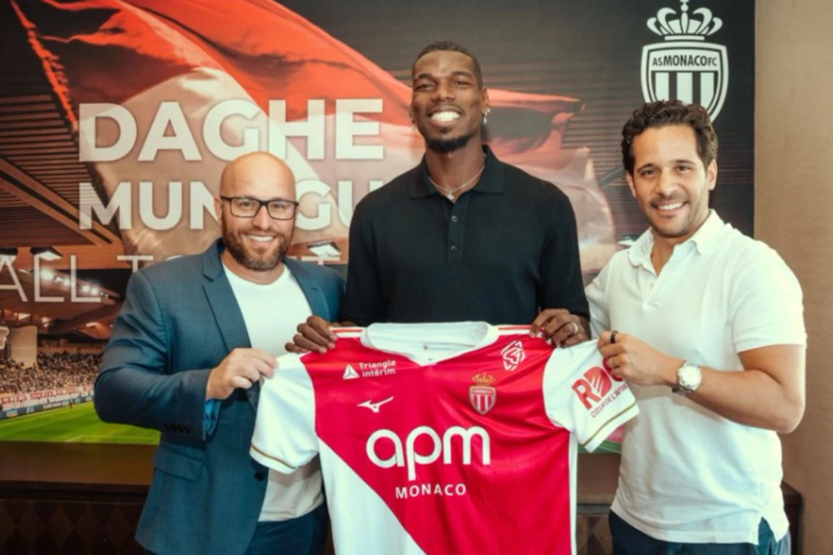 Pogba sertai Monaco