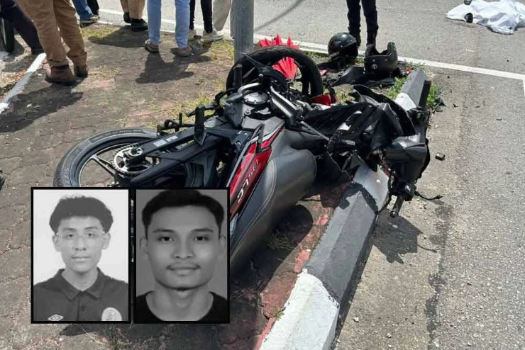 Two UnIPSAS students die in Jalan Gambang crash