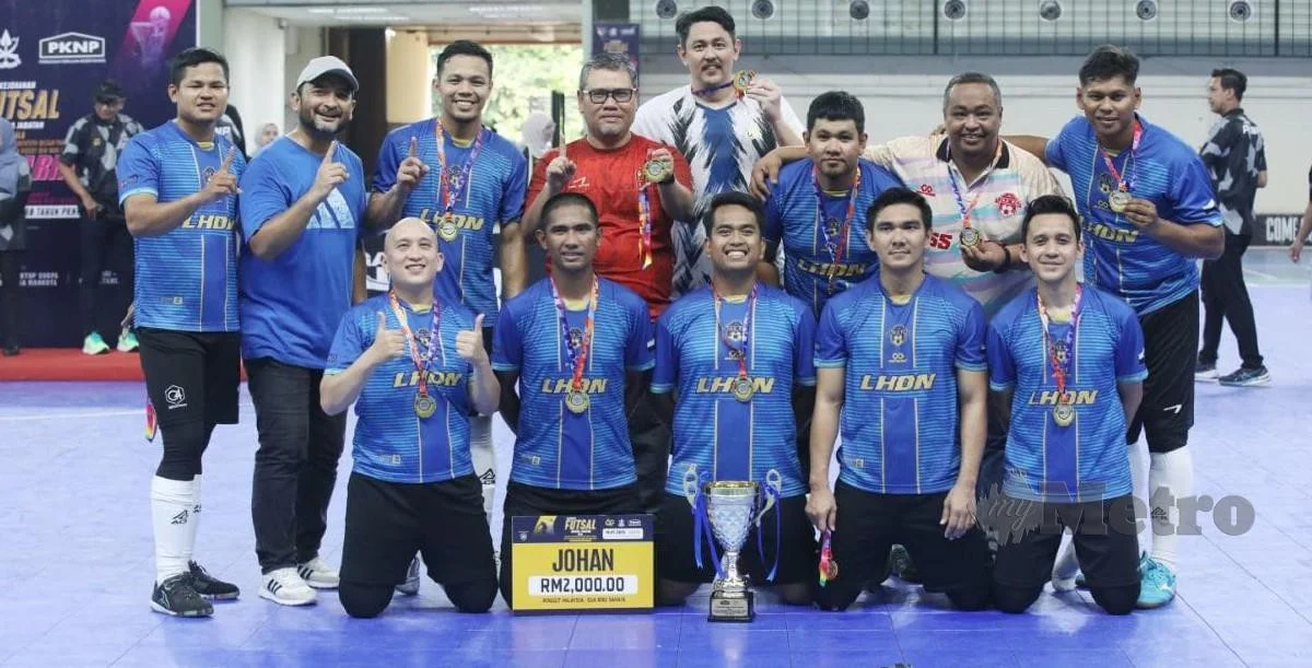 LHDNM dinobat juara kejohanan futsal antara jabatan