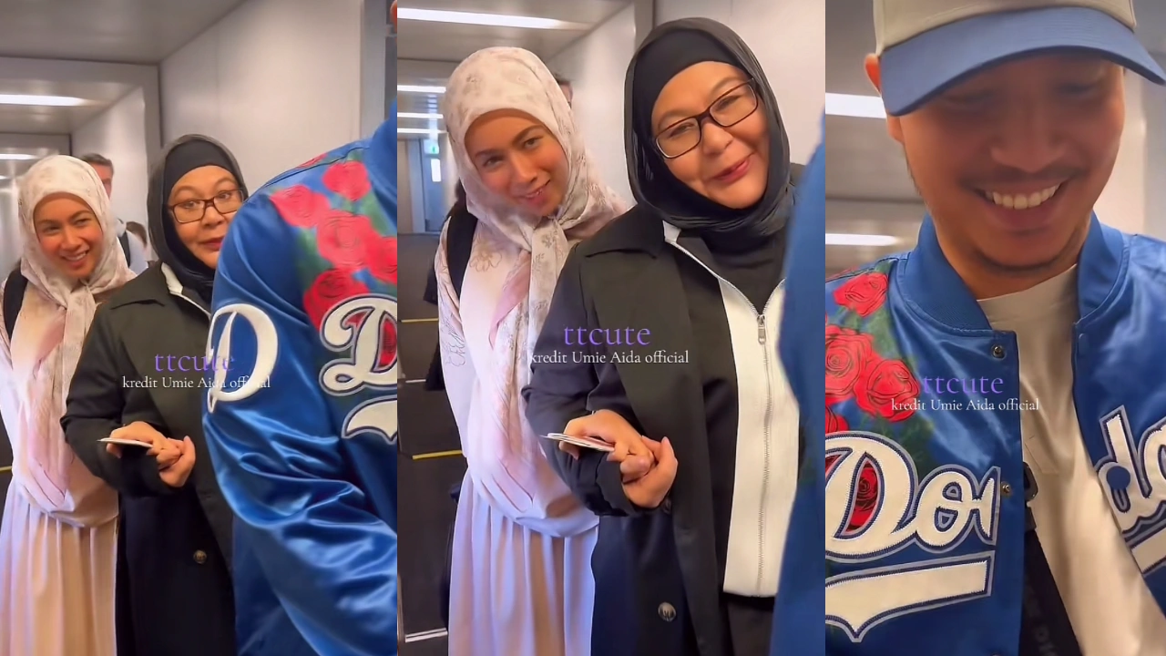 Erma Fatima Pegang Tangan Amira Othman [VIDEO]