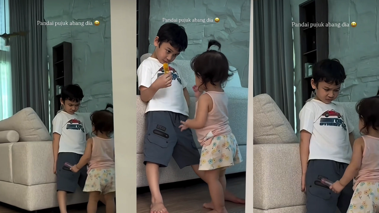 Telatah Anak Zahirah Macwilson, Inara Pujuk Isaac Raees Buatkan Netizen Teruja! [VIDEO] 