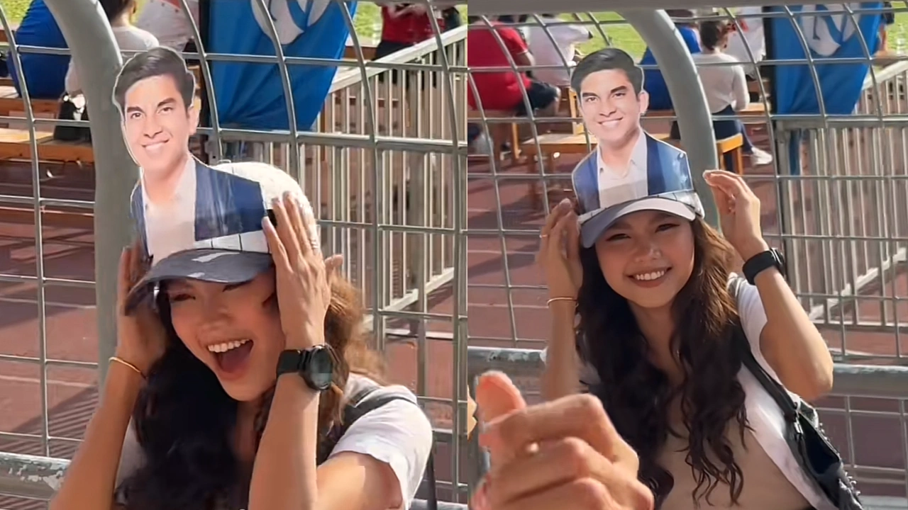 Bella Atillah Pakai Topi Gambar Muka Syed Saddiq Buatkan Netizen Teruja! [VIDEO]