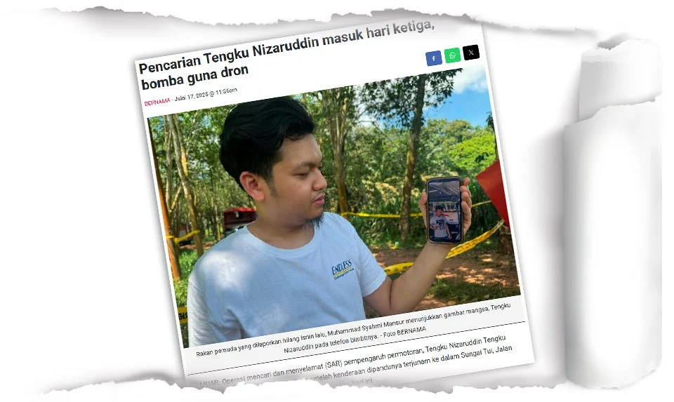 Pempengaruh tak hilang, lari ke negara jiran, adik bersubahat