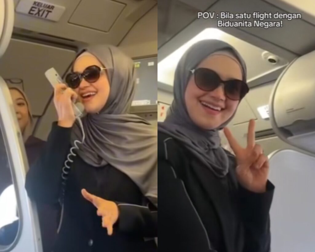 Siti Nurhaliza ‘Belanja’ Konsert Percuma Dalam Pesawat [VIDEO] 