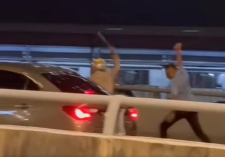Cops launch manhunt after two men attacked with parang, iron rod outside Brickfields nightclub
