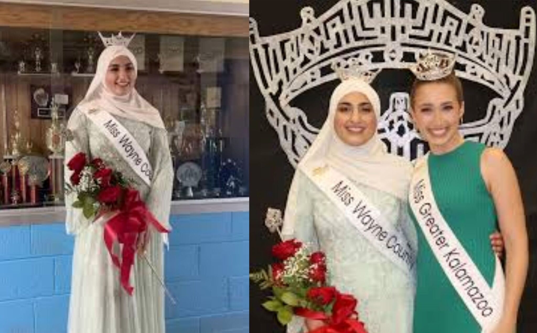 Wanita bertudung pertama menang ratu cantik AS