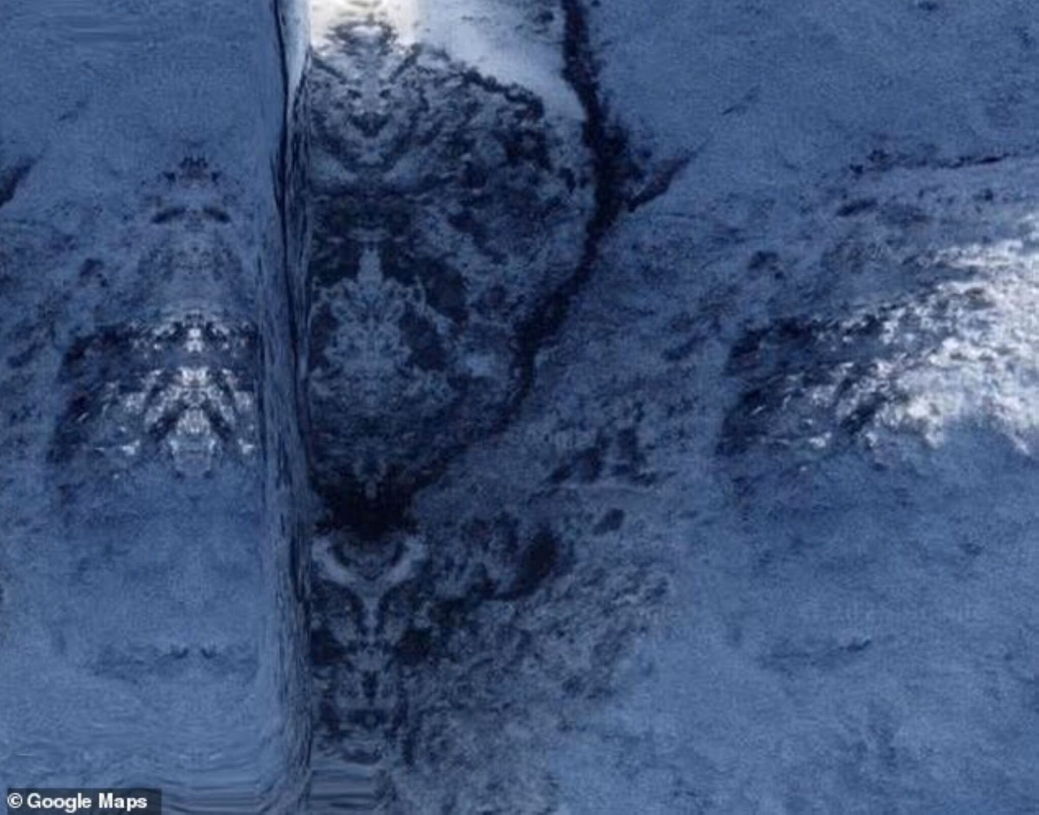 Netizen jumpa bentuk wajah makhluk asing di gunung Chile