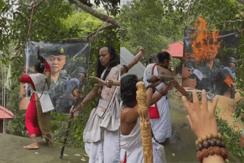 Bomoh Kemboja ‘santau’ komander Thai