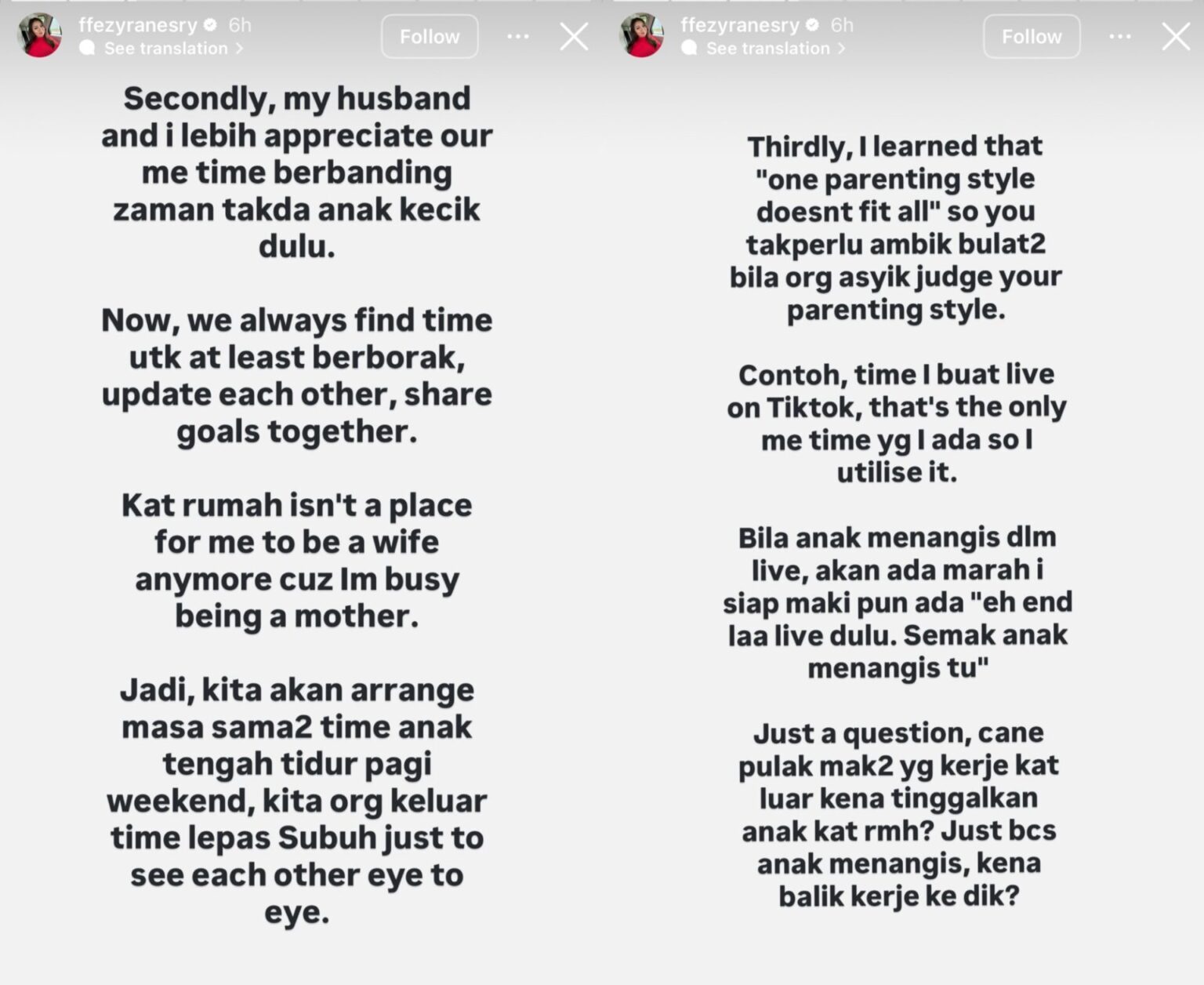Isteri Fizo Omar Bersyukur Peroleh Keputusan Cemerlang Selepas Ambil Peperiksaan Ketika Berpantang

