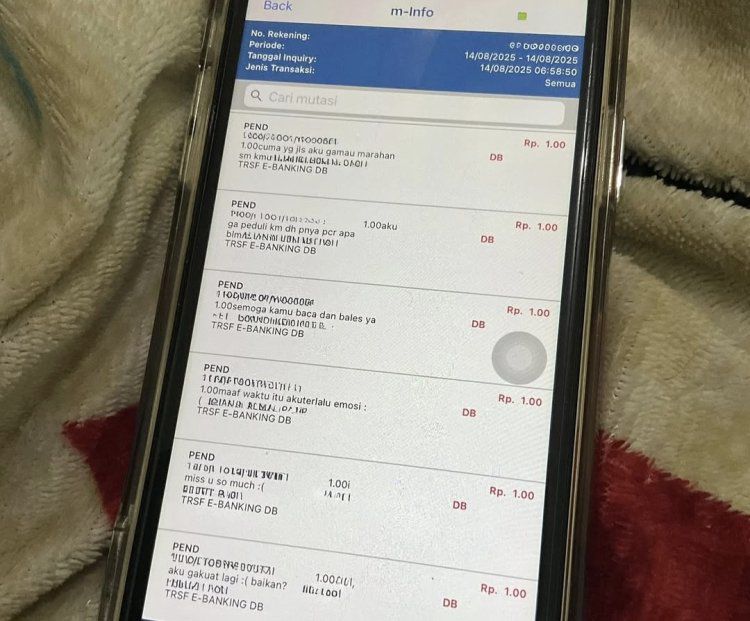 Bekas kekasih gila bayang ‘transfer’ duit tanpa henti