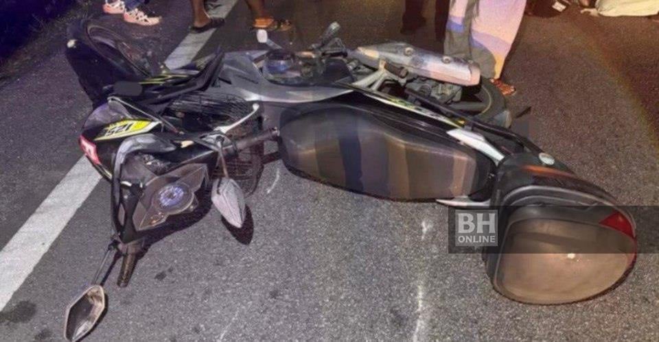 Penunggang motosikal maut bergesel dengan basikal